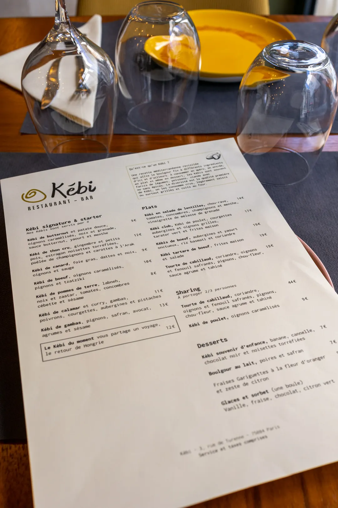 Kébi Restaurant Paris