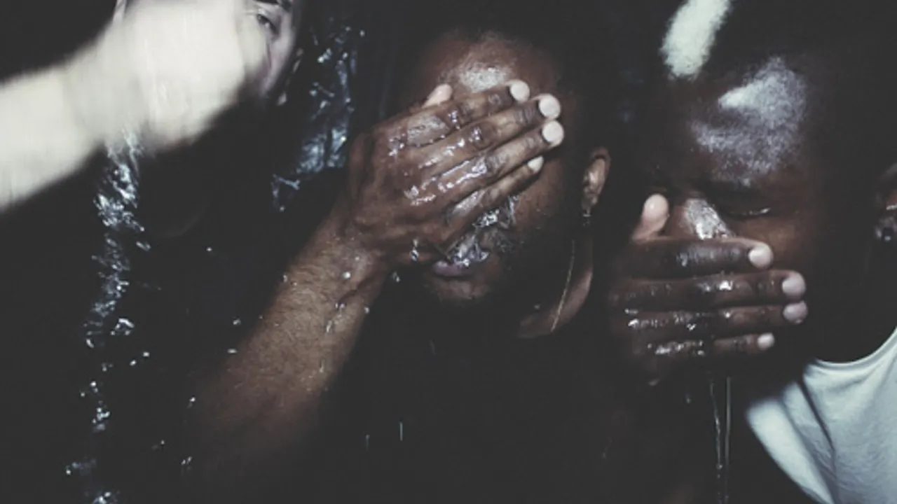 The Young Fathers + Law en concert