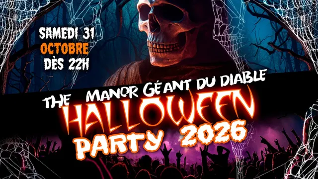 LE MANOIR GEANT DU DIABLE DE L' HORREUR HALLOWEEN PARTY 2026