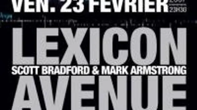 Nicolas Nucci & Lexicon Avenue