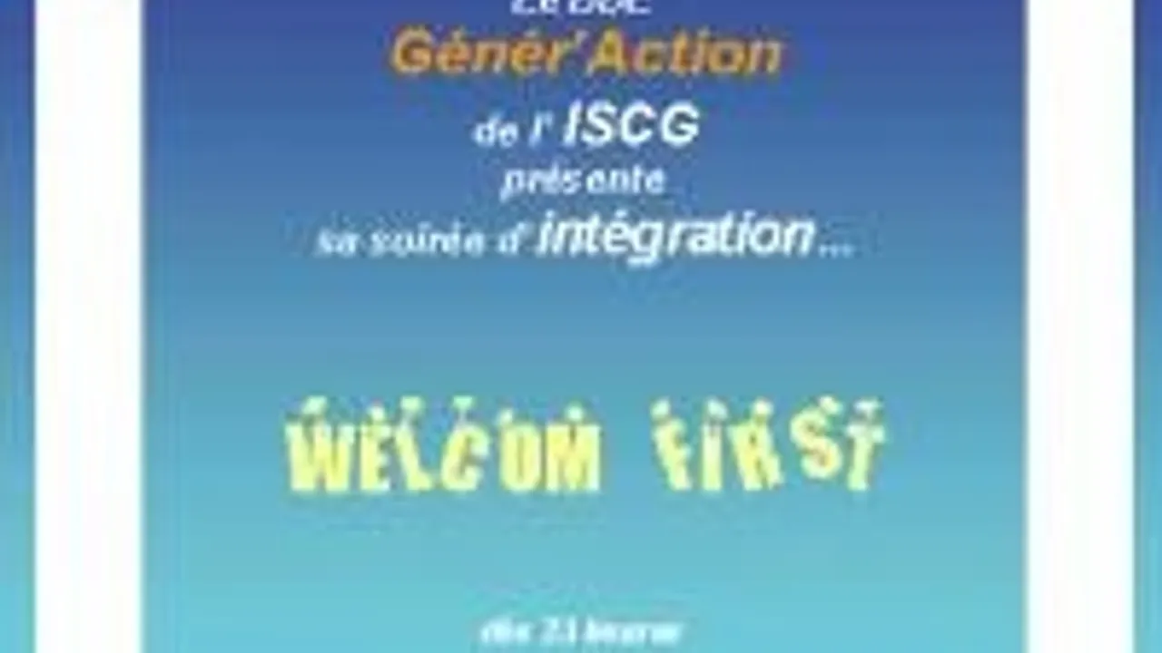 Welcome First