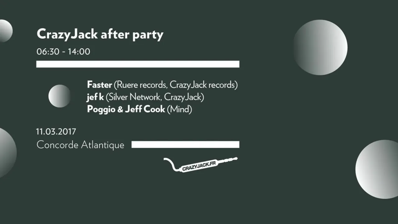 After CrazyJack  : Faster, jef k, Poggio & Jeff Cook