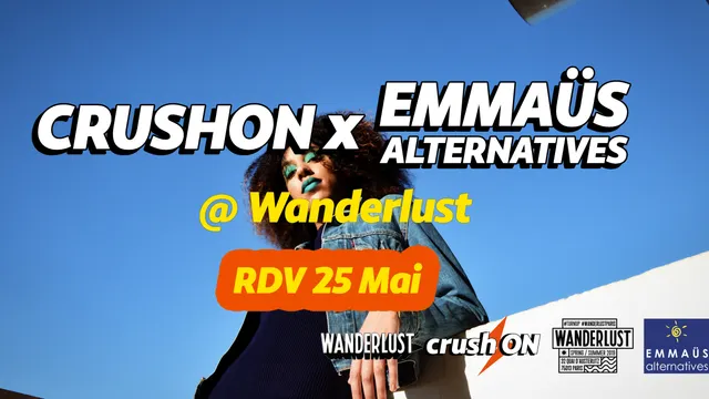CrushON Vintage Market x Vente au kilo Emmaüs Alternatives