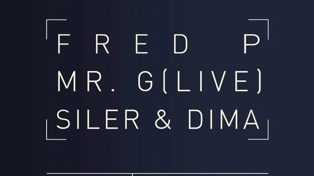 Popcorn Records : Fred P, Mr. G live & Siler & Dima