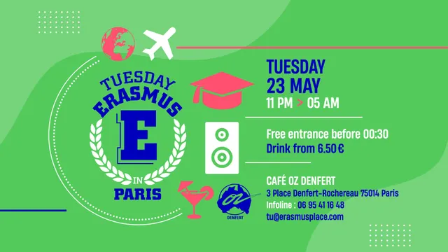 TUESDAY ERASMUS IN PARIS