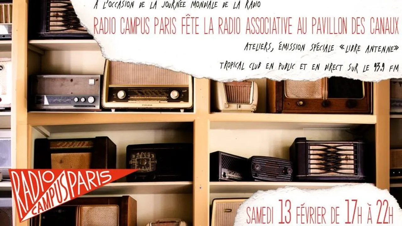 Radio Campus Paris fête la radio associative au Pavillon des Canaux