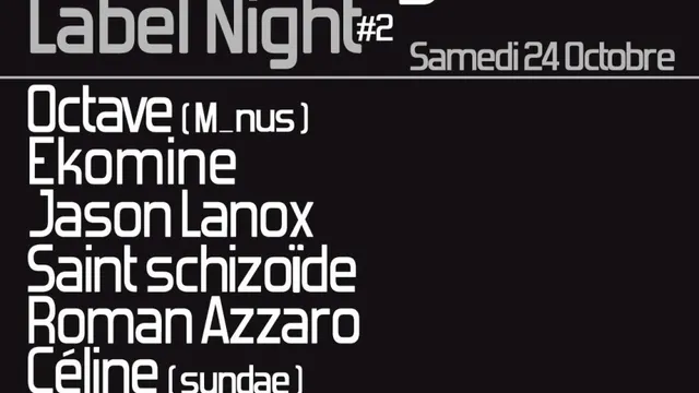 COTON TIGE LABEL NIGHT