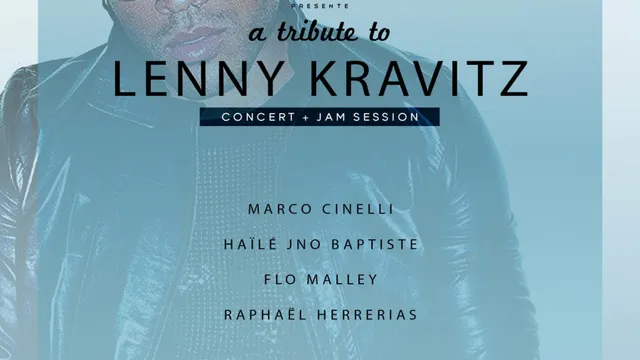Jam To The Wild // A Tribute To Lenny Kravitz