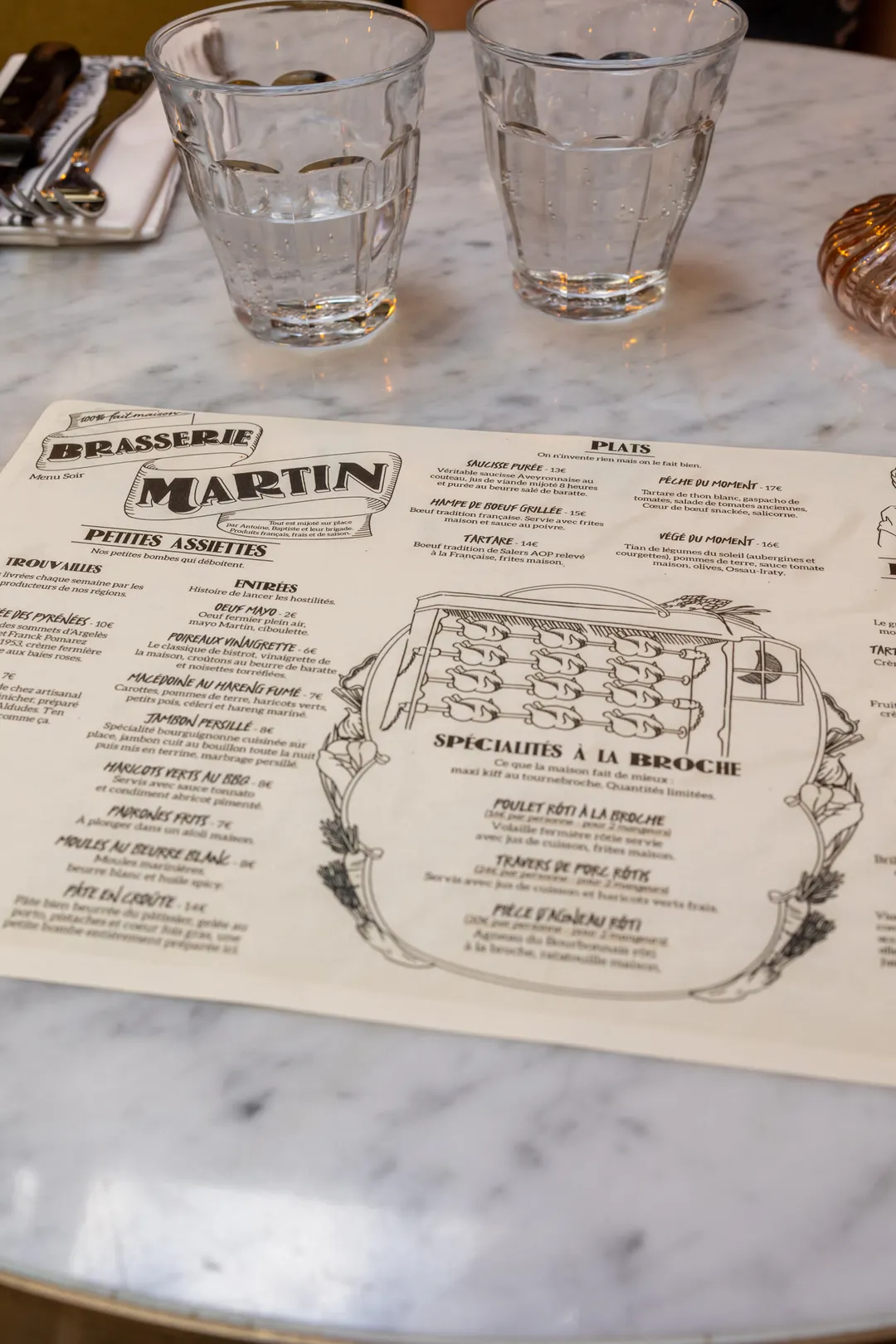Brasserie Martin Restaurant Paris