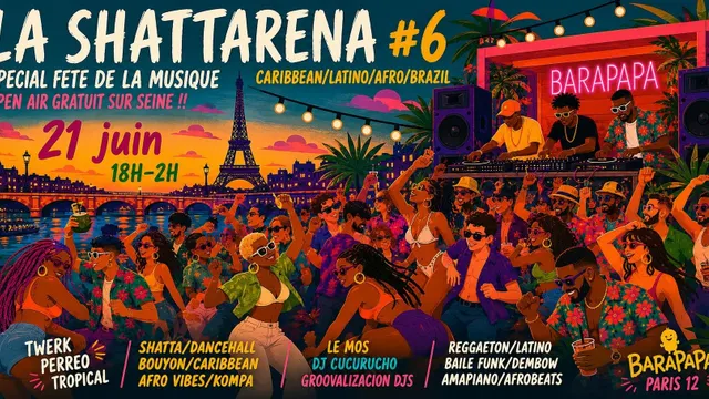 Shattarena #6 spécial Fête de la Musique en Free Open Air !!