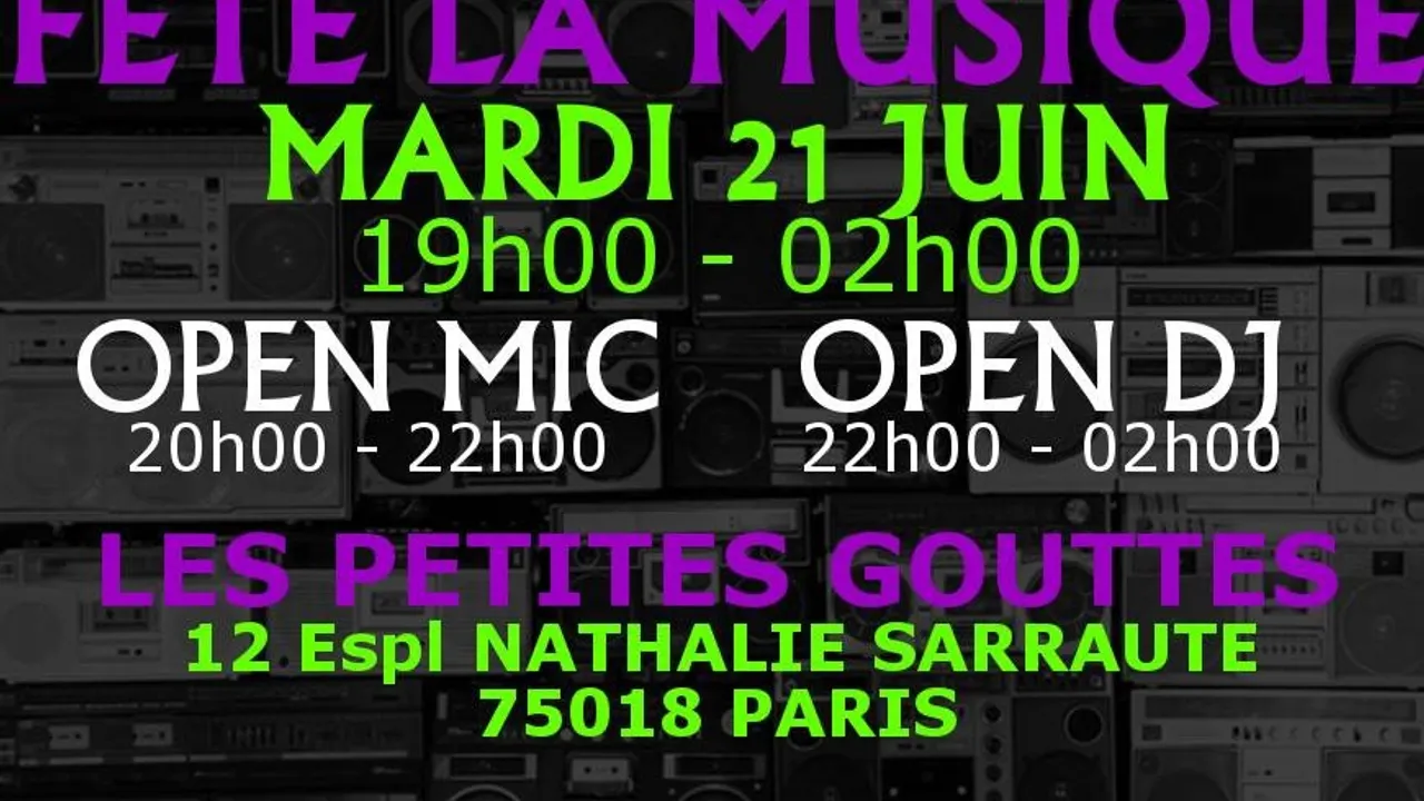 Encore Fête La Musique : Jam Session & Open Dj