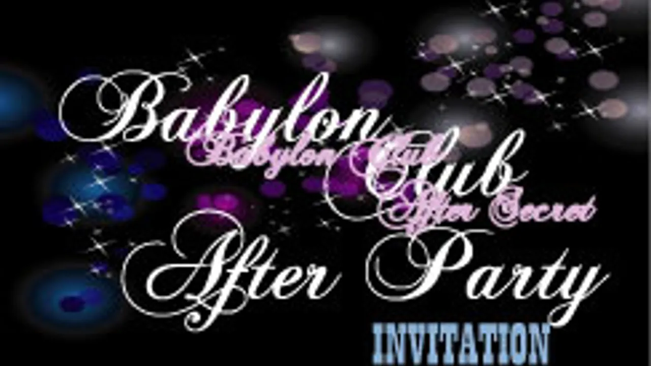 AFTER PARTY "SATURDAY MORNING"