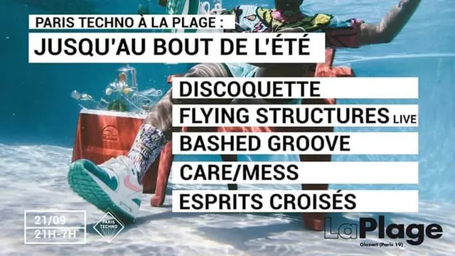 Paris Techno à la Plage : Jusqu'au Bout de l'Été [Open Air]