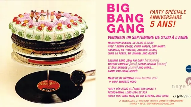 Big Bang Gang Party fête ses 5 ans !