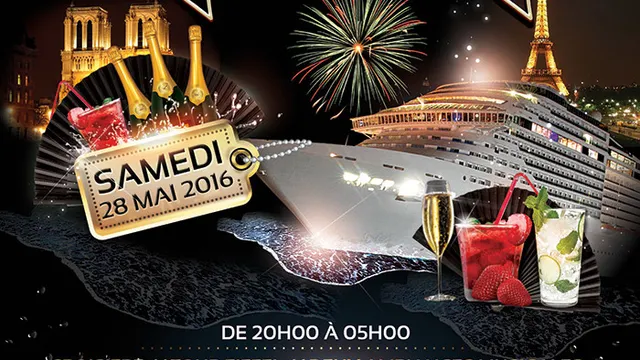 CRAZY BOAT PARTY CROISIERE TOUR EIFFEL