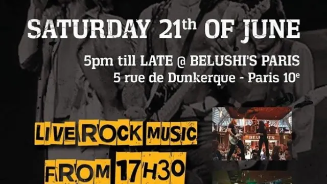 Belushi's Gare du Nord Fête de la musique