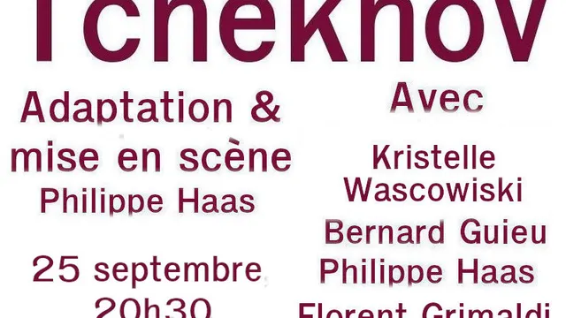 L'Ours & Une Demande en mariage de Anton Tchekhov ,  avec un violon en live…