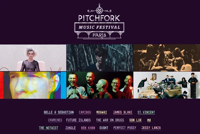 Pitchfork Music Festival Paris : une affiche qui met l'eau à la bouche
