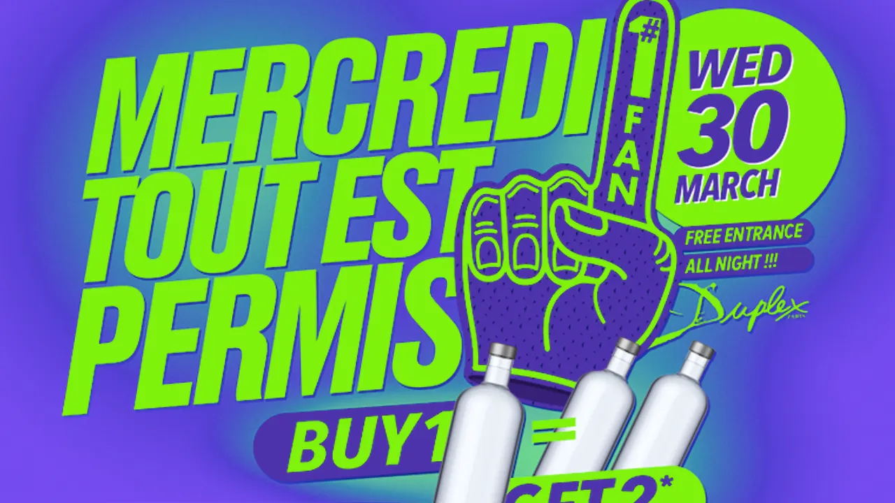 MERCREDI TOUT EST PERMIS !