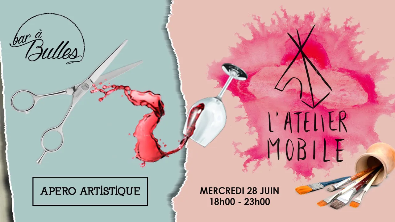 L'Atelier Mobile, l'apéro artistique du Bar à Bulles