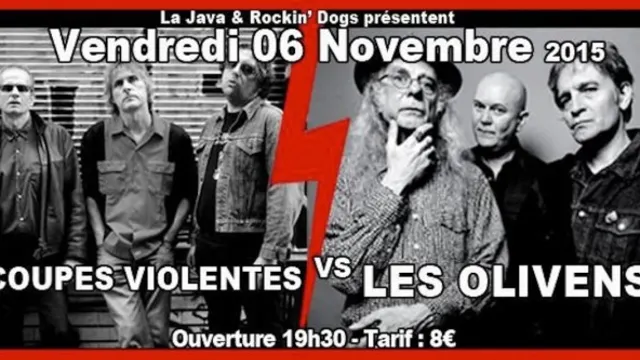 Les soucoupes violentes + Les Olivensteins en concert