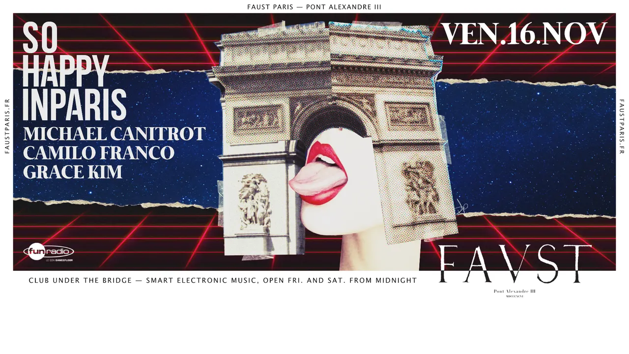 So Happy In Paris : Michael Canitrot, Camilo Franco, Grace Kim