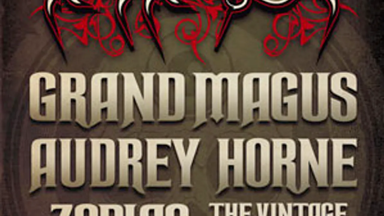 Grand Magus + Audrey Horne + Zodiac + the vintage caravan