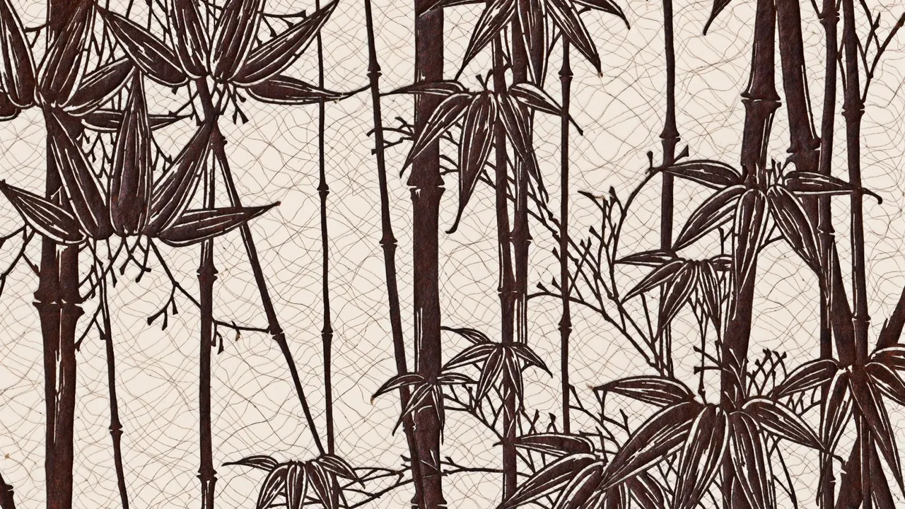 Bambou. Du motif à l'objet