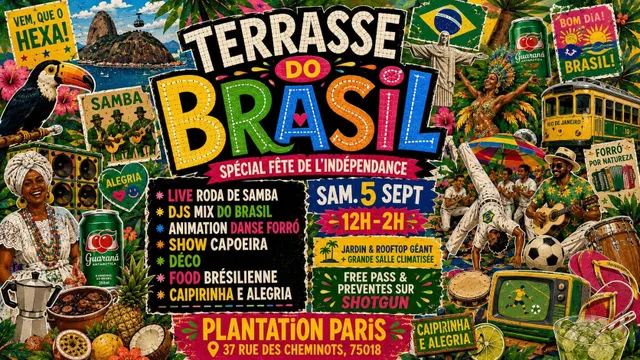 TERRASSE DO BRASIL – Spécial Fête de l’Indépendance 🇧🇷
