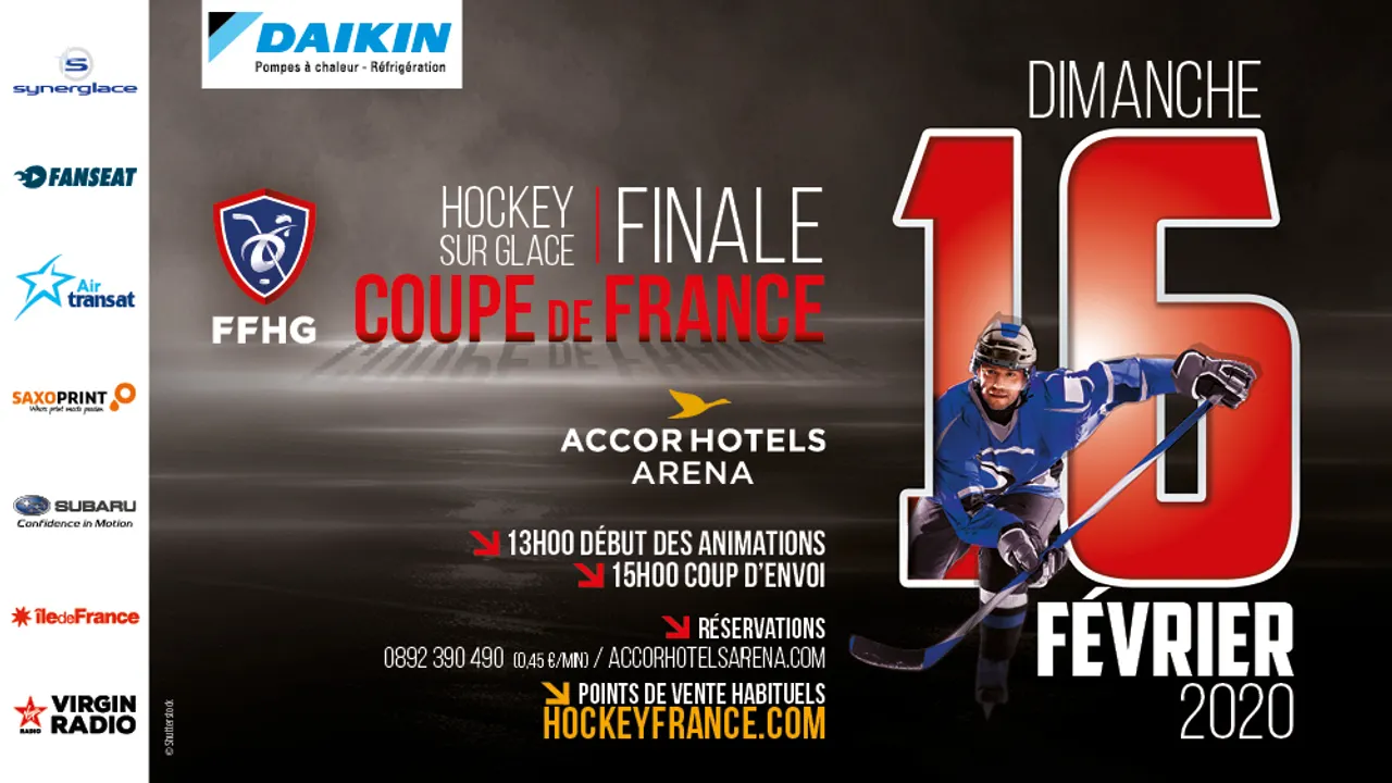 Finale de Coupe de France de Hockey sur Glace 2020 - AccorHotels Arena de Paris