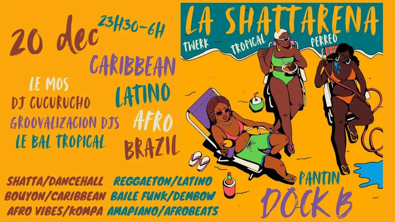 Shattarena #4 - Urban Tropical vibes Party au Dock B Pantin !!
