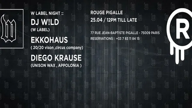 LE ROUGE PRESENTE w LABEL NIGHT