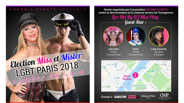 Election Miss et Mister LGBT Paris 2018