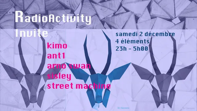 Radioactivity invite Kimo Ant1 ArnoSwan StreetMachine Sisley