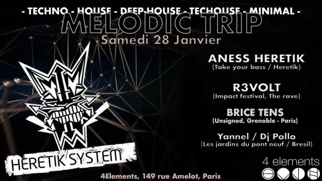 The Rave & 4Elements invitent Aness de HERETIK SYSTEM !