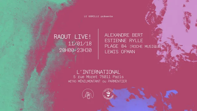 RAOUT Live! • Le Gorille