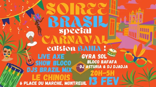 Carnaval de Bahia à Paris !!