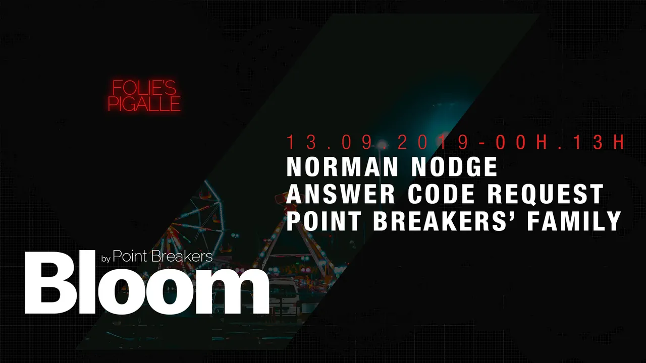 Bloom w/ Norman Nodge & Answer Code Request