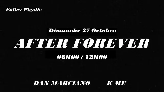 After Forever / Dan Marciano - K Mu
