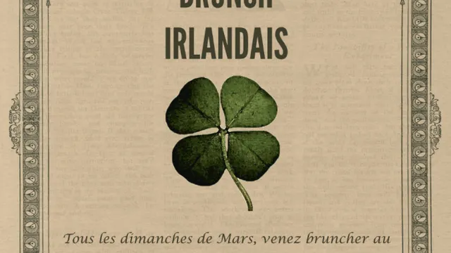 Brunch Thématique, ce mois ci BRUNCH IRLANDAIS