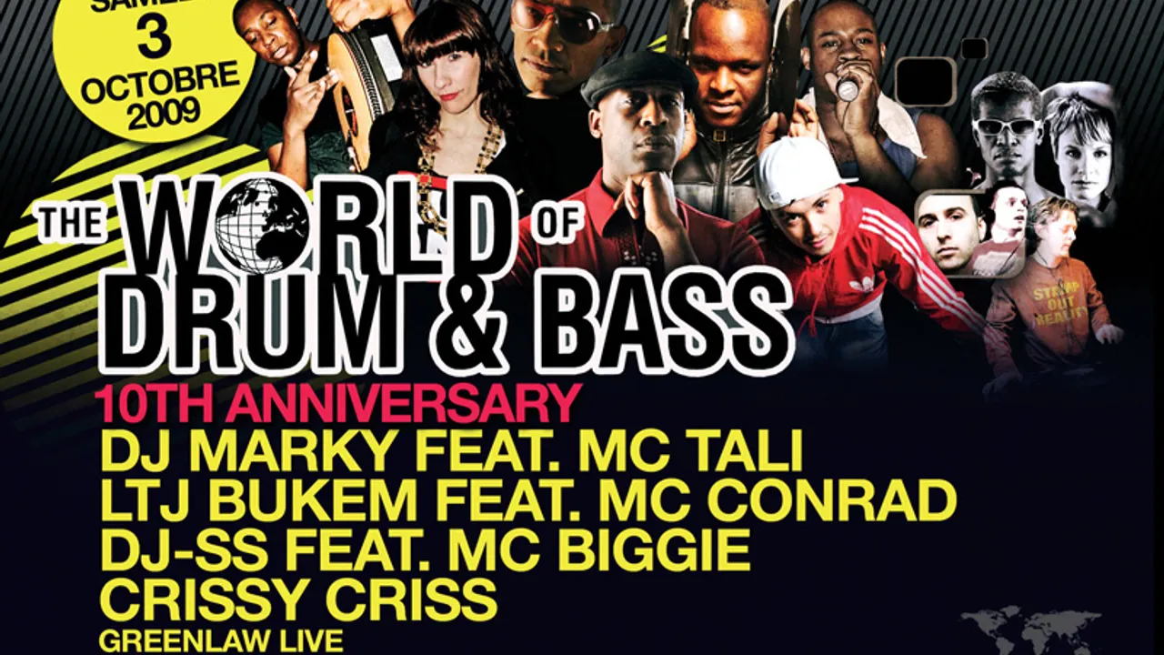 The World Of Drum&bass 10th B-day Avec Dj Marky...