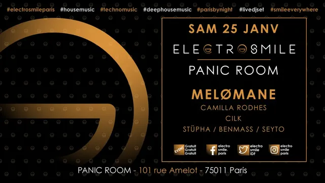 Electrosmile with Guests DJs at Panic Room