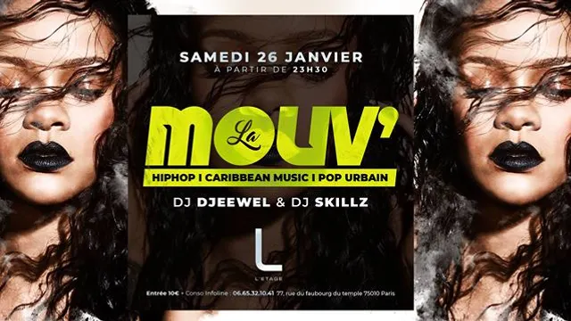 New Season ★ SAM 26 JANV ★ Lamouv ★ Dj Djeewel ★ Dj Skillz