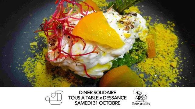 Diner Solidaire : Tous A Table x Dessance