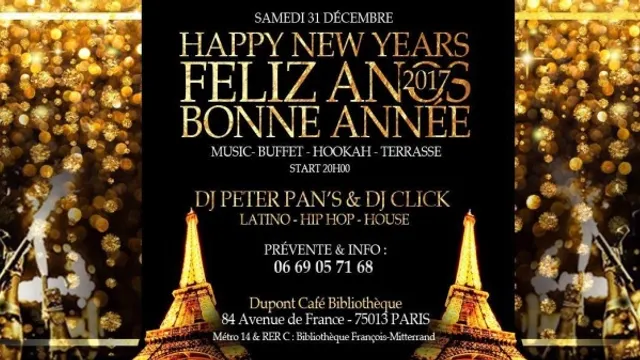 Happy New Year 2k17 ★ Café Dupont ★Élégant & Chic ★25euro