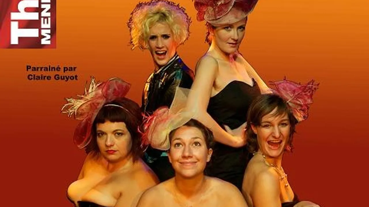 Cinq filles couleur pêche