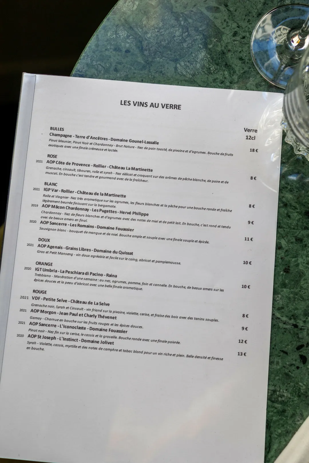 Baillotte Restaurant Paris
