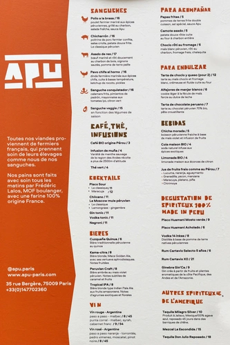APU Restaurant Paris