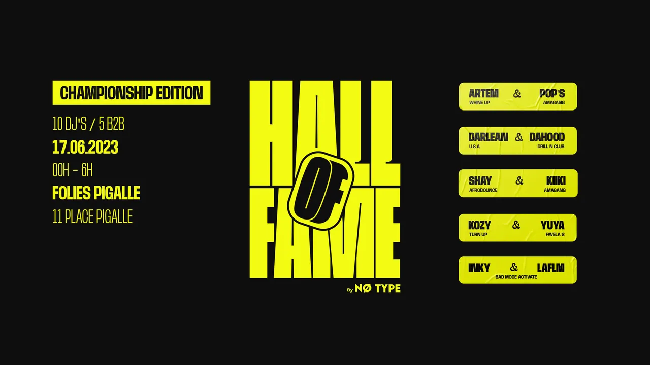 HALL OF FAME - "CHAMPIONSHIP EDITION"