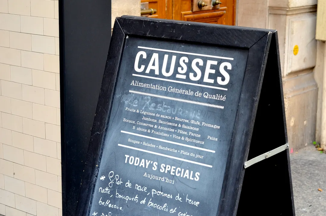 Causses Saint-Martin Restaurant Shop Paris